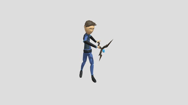 Sci-Fi Inspired Wizard 3D Model