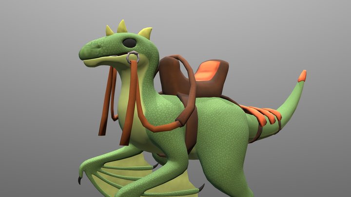Fanmade - Leaper Lizard (Jak 3) 3D Model