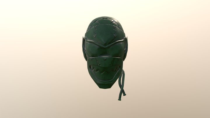 Green Goblin Helmet Project V1 3D Model
