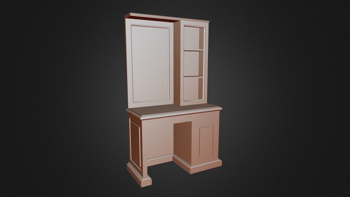 Vanity Table Design Model 3D Model