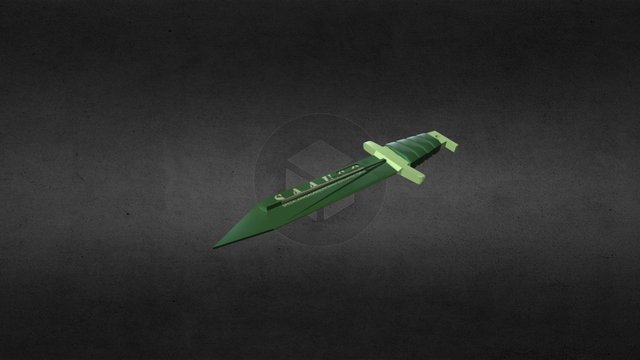 assassination classroom knife 3D Model