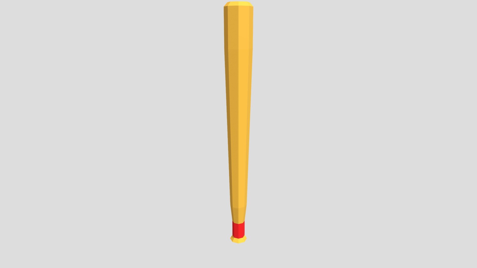 Low Poly Baseball Bat