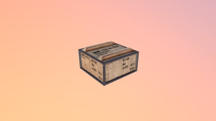 Ammo Crate 3D Model
