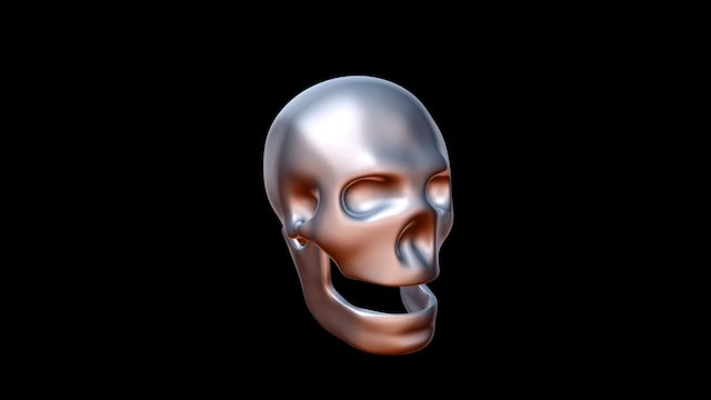 Skull Version 2 3D Model