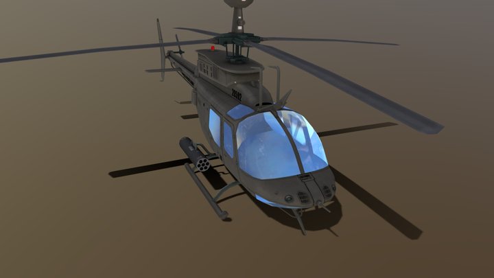 OH-58D Kiowa (USA) – Free 3D Model STL