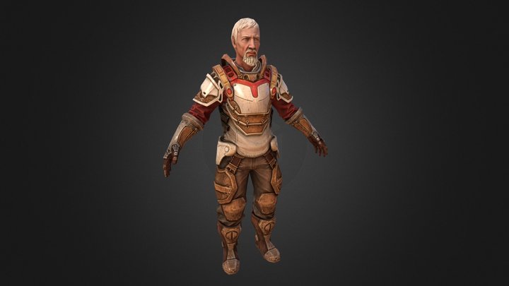 Village Chief 3D Model