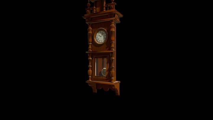 Clock 02 3D Model