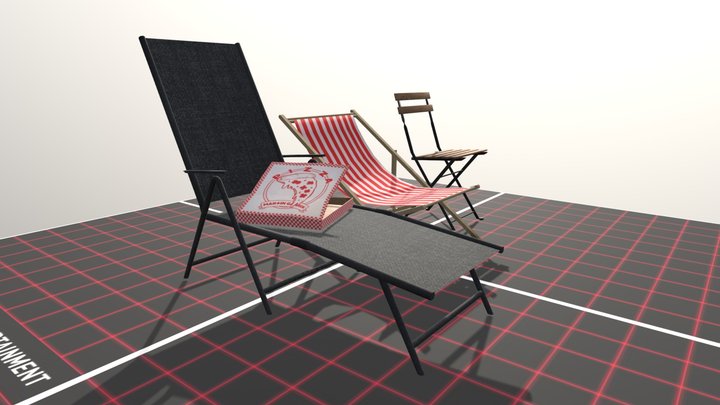 DAE 5 Finished props - By The Ocean 3D Model