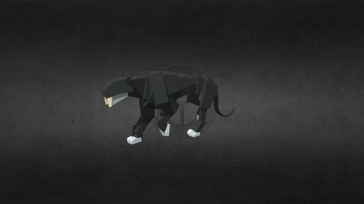 Tiger Jog 3D Model