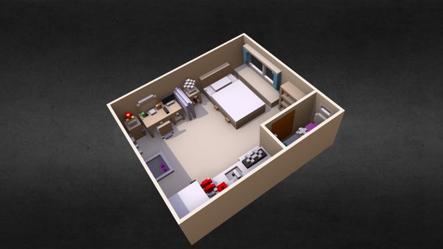 Ga-yeon's room 3D Model
