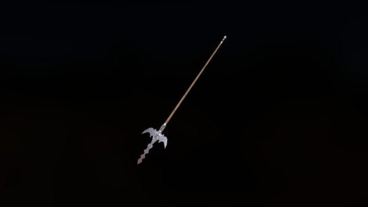 Medieval Spear 3D Model