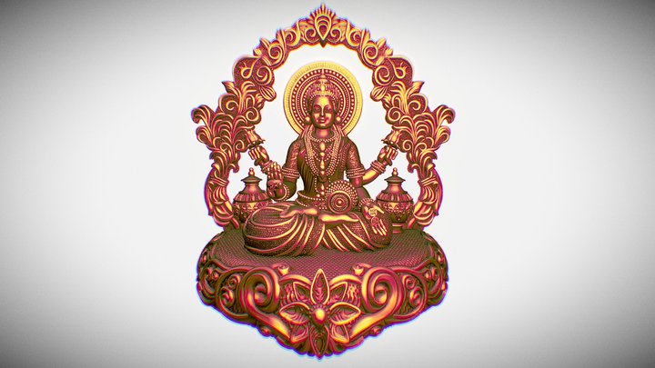 Lakshmi 3d model 3D Model
