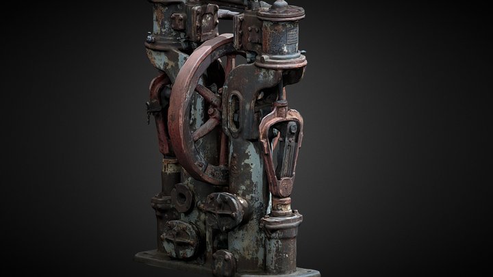 Joseph Evans & Sons, Vertical Pump 3D Model