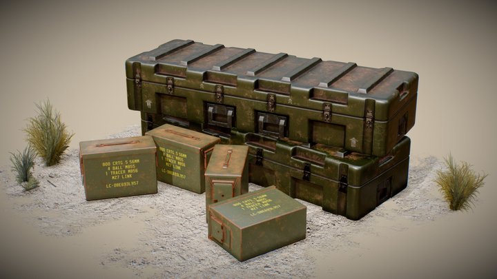 Army Ammo 3D Model