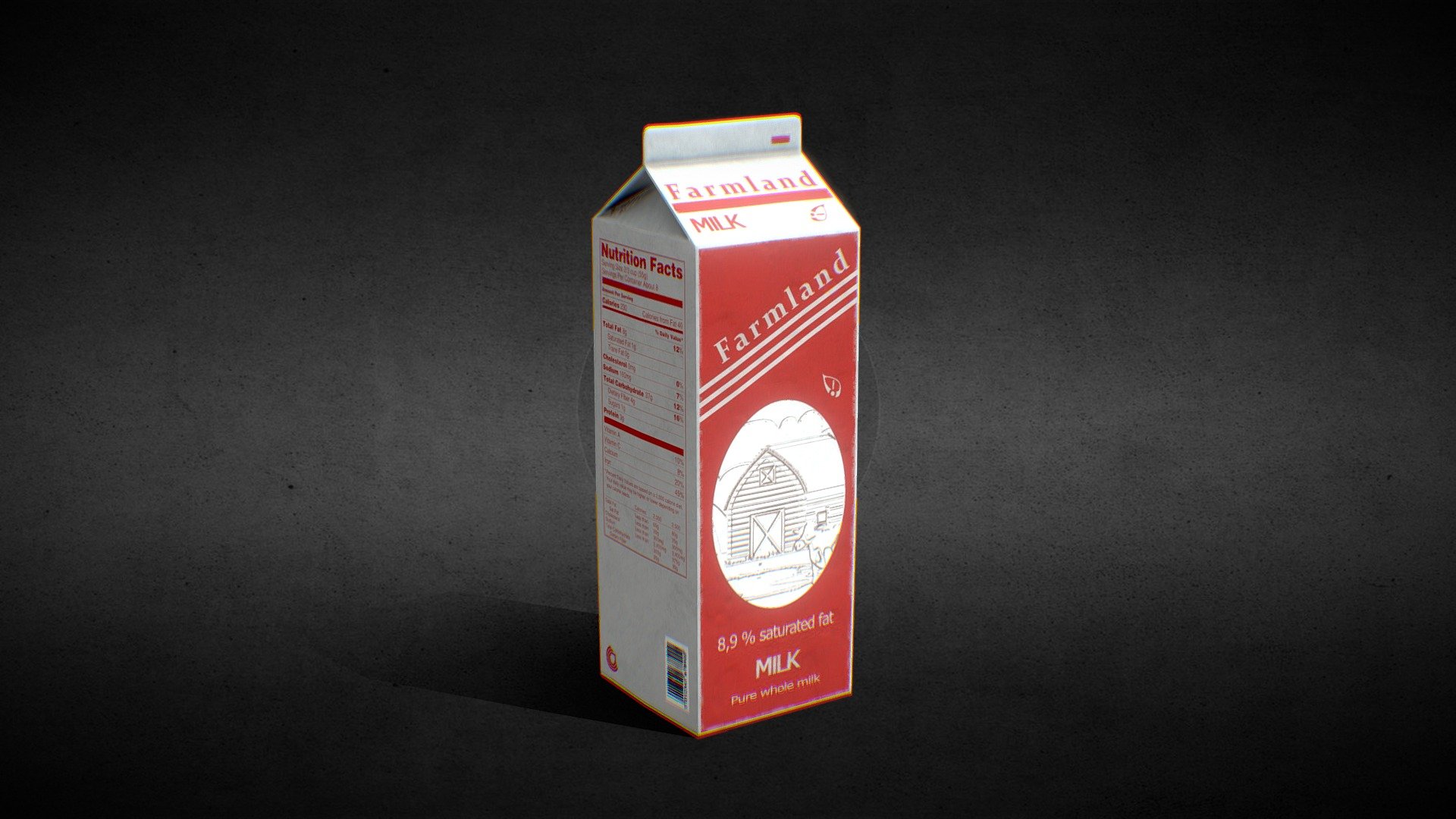 Milk - Buy Royalty Free 3D model by Mouch (@Mountrise) [27f0d64 ...