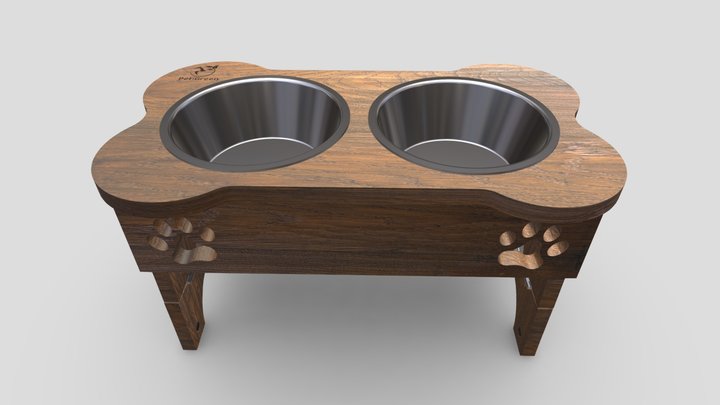 Lifecycle pet feeder 3D Model