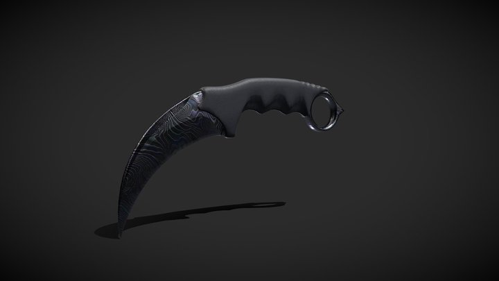 FREE Karambit knife 3D Model