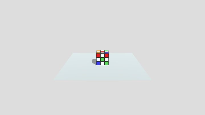 Rubik's Cube 3D Model