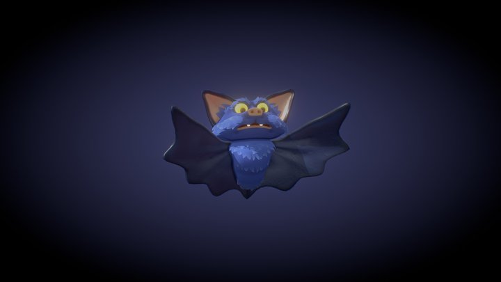 Bat_ Diorama 3D Model