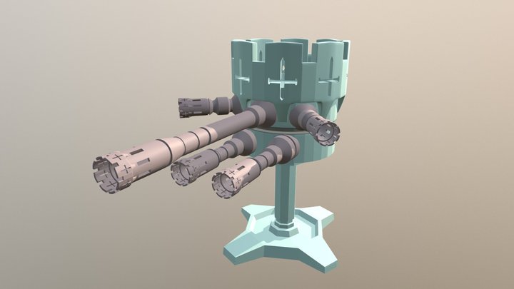 Turret 3D Model