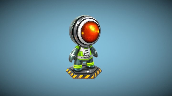 Meet Mat: PoliceMat 3D Model