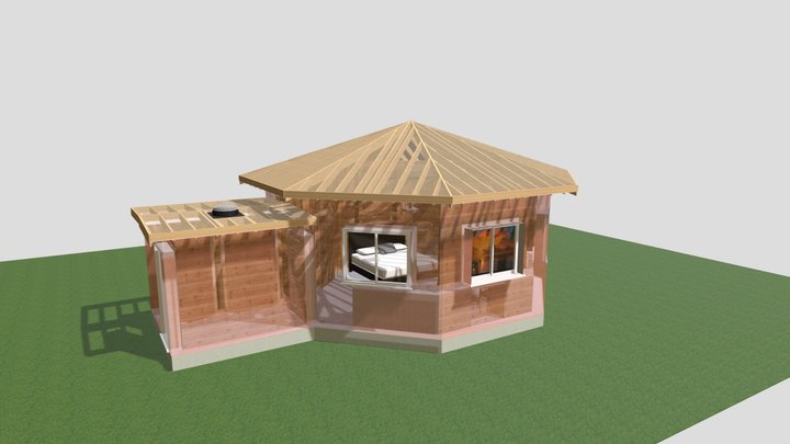Storm Studio 10' octagon 3D Model