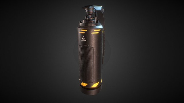 Flashbang Grenade – v0.9 3D Model