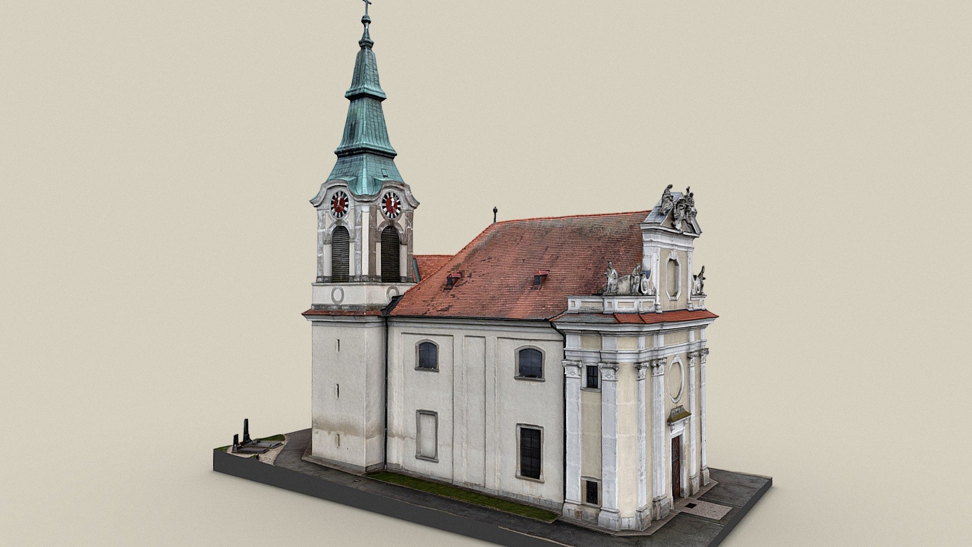 Pfarrkirche Hl. Georg - 3D model by noe-3d.at (@www.noe-3d.at) [27f4a71 ...