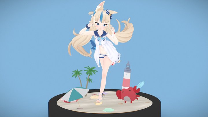 Sameko Saba 3D Model