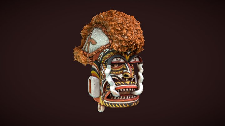 Malaganmask 3D Model