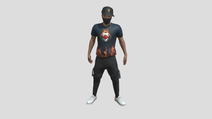 Freefire-ruok-ff-new-character-by-BOSS SHIVRAJ 3D Model