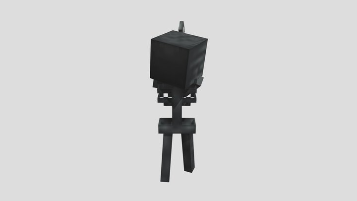 Wither Skeleton (from Minecraft) 3D Model