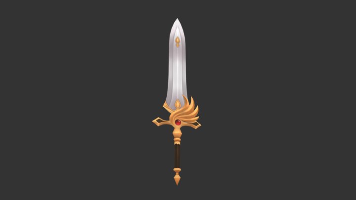 Seven Knights Sword 3D Model