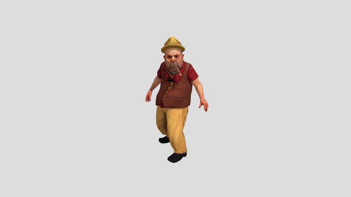 Gangster idle 3D Model