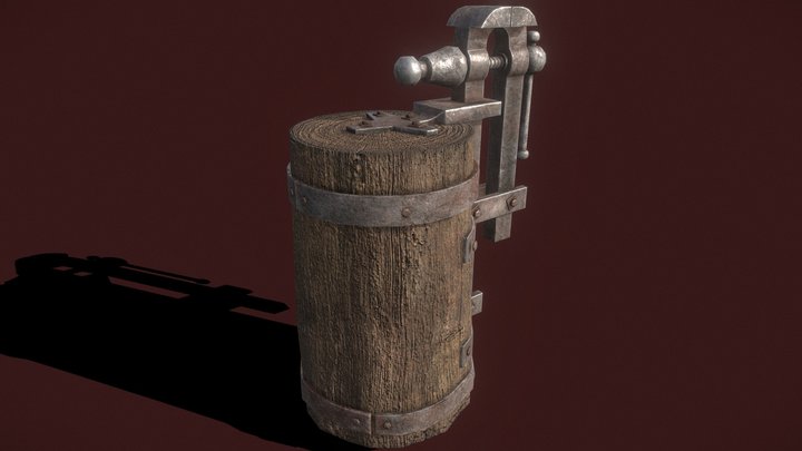 Medieval_Blacksmith_Vise – Free 3D Model STL