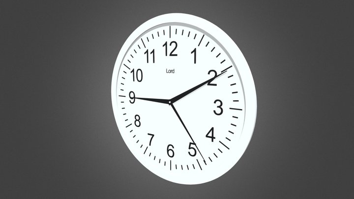 Wall clock - (Настенные часы) 3D Model