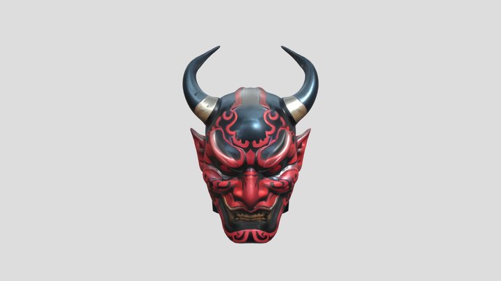 Demon mask! 3D Model