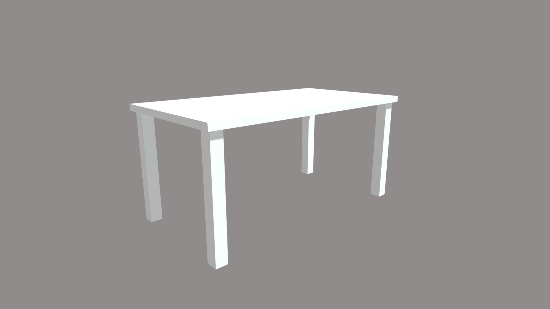 3d table clipart black