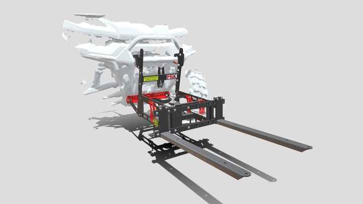 2020-2023 CANAM DEFENDER (OEM XT FRONT BUMPER) 3D Model