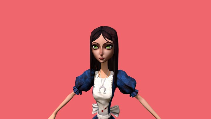 Alice Madness returns VRchat ready 3D Model