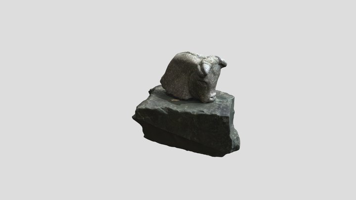 Bull Head 3D Model
