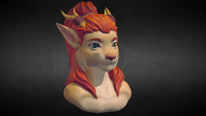 Ruful bust 3D Model