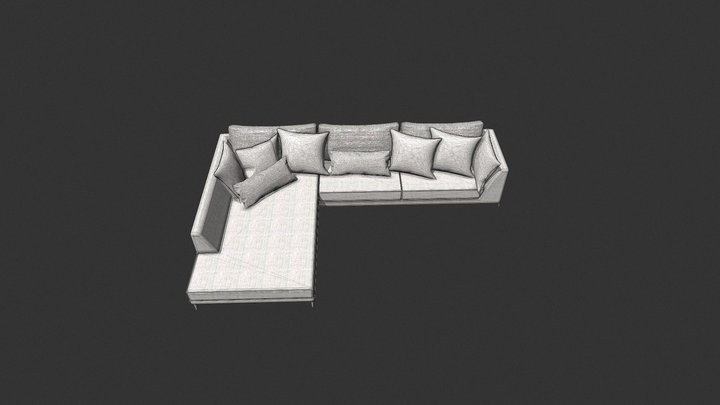SOFA CHATEAU 3D Model
