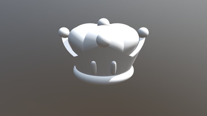 Super Crown (Bowsette) 3D Model