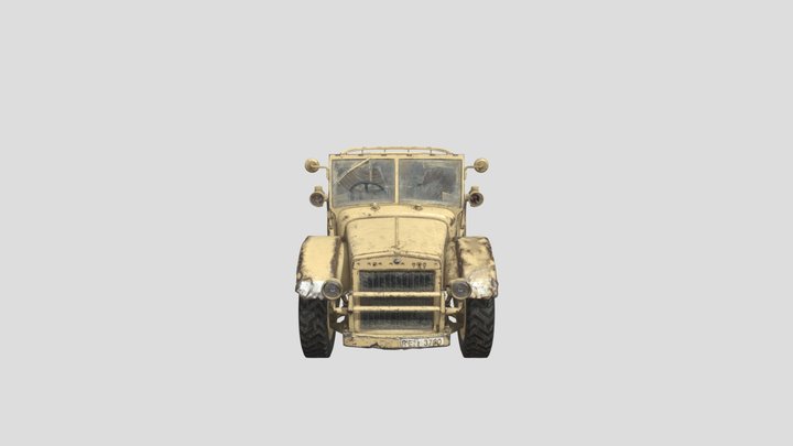 FIAT-SPA TL37 3D Model