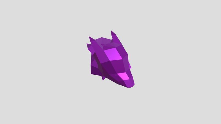 Dragón Poligonal - Papercraft 3D Model