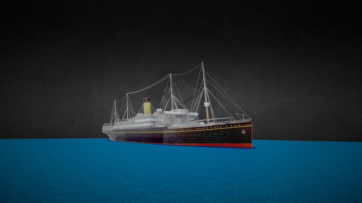 SS Arabic(1902) 3D Model