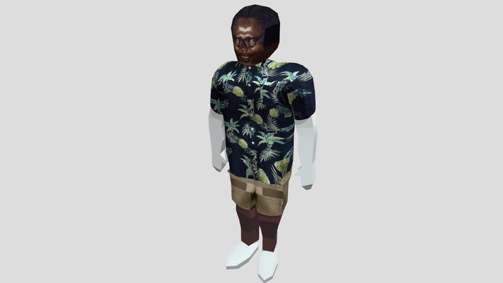 Barack Hussein Obama 3D Model