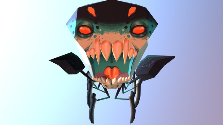 Crawler Attack 3D Model