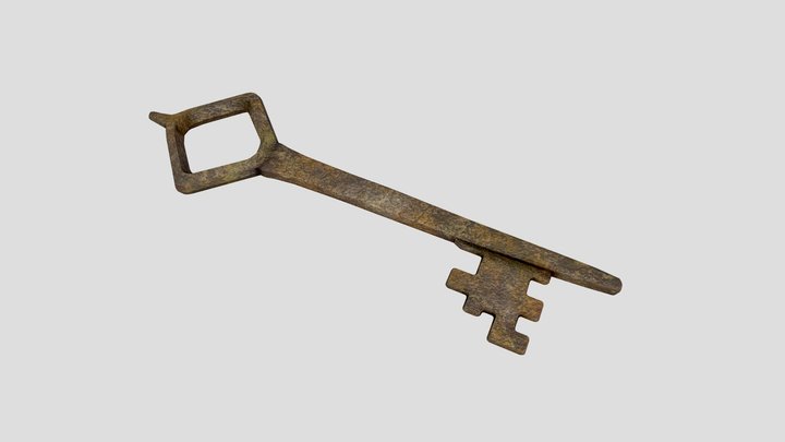 Ancient key 3D Model